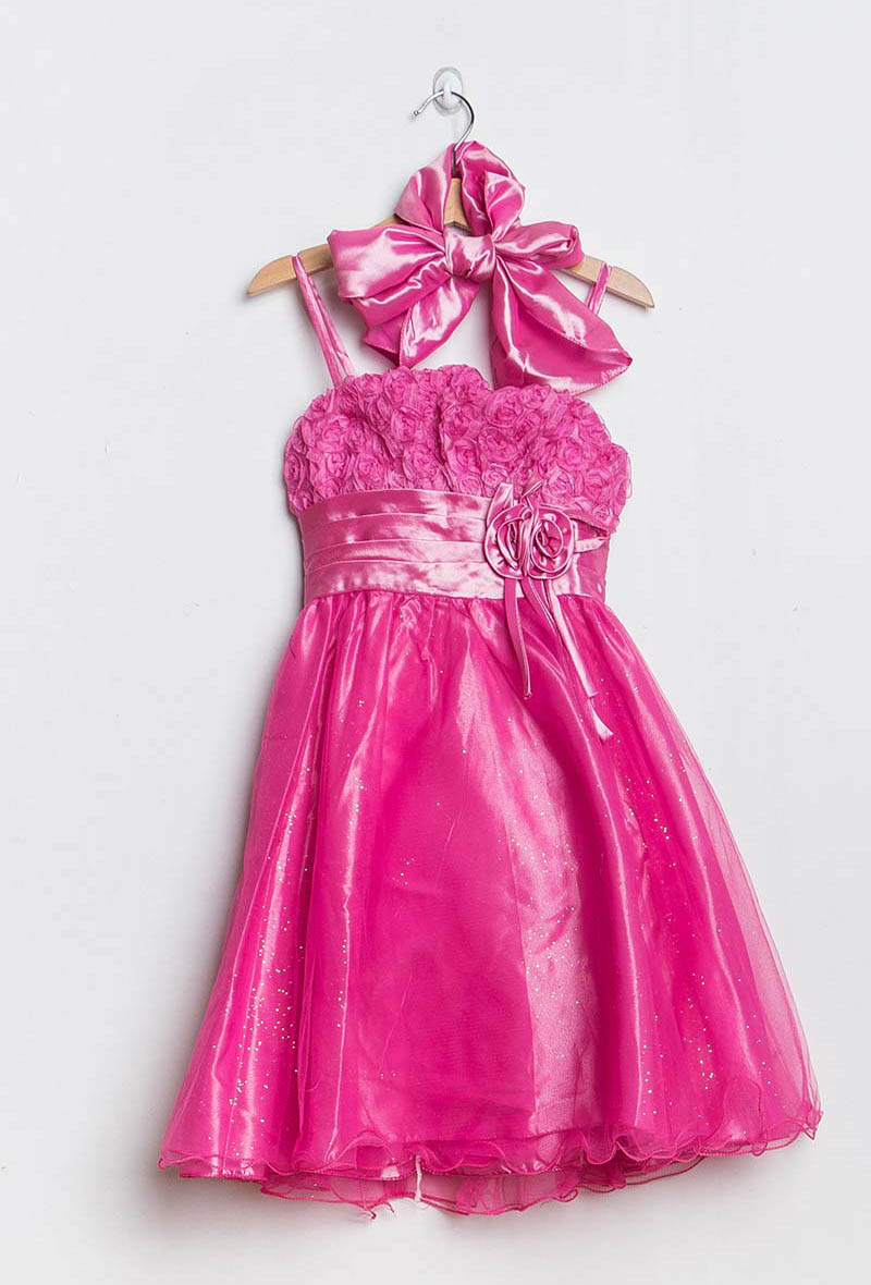 010- Fuchsia ceremony dress