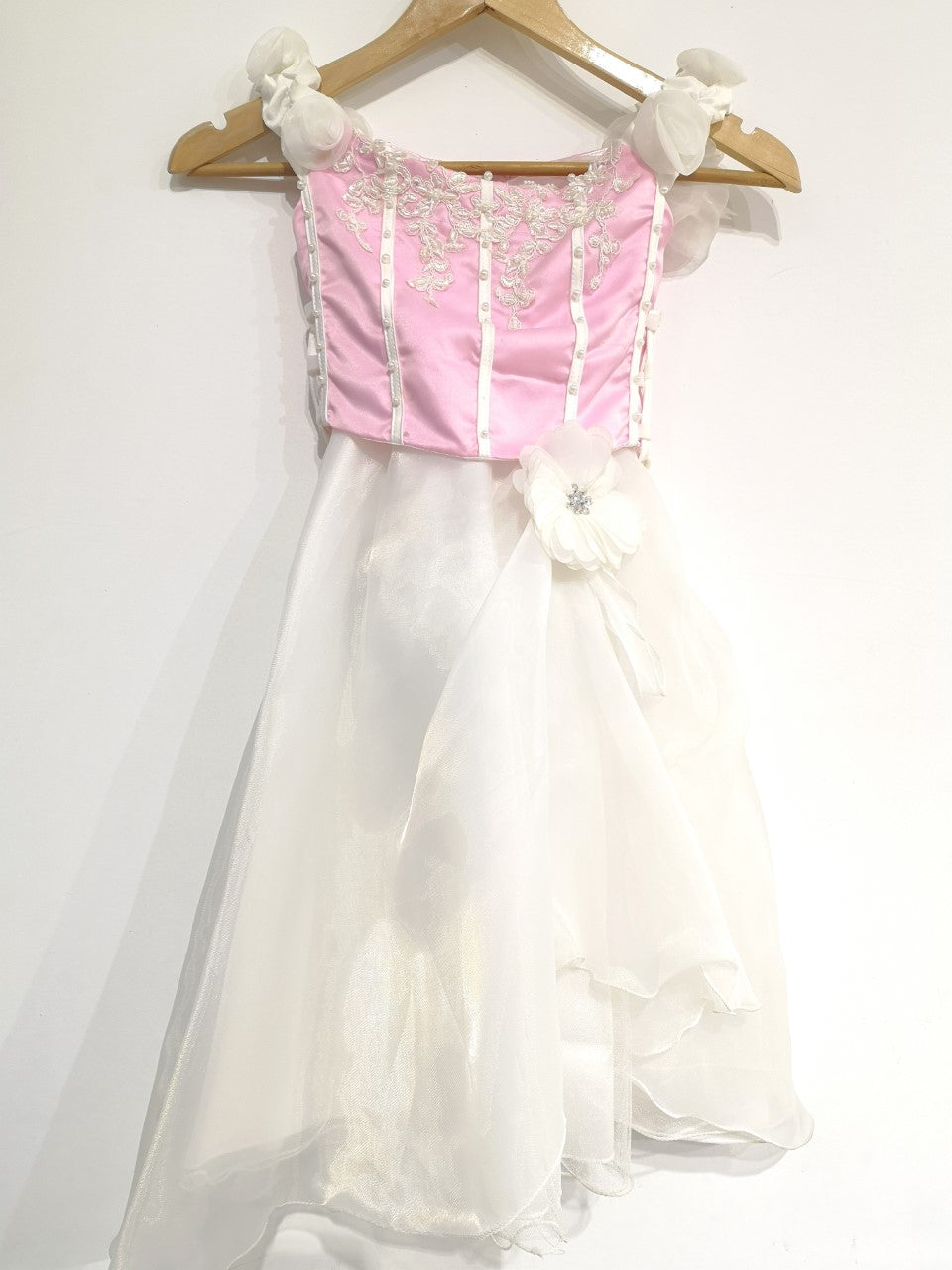 902 -Pink/white ceremony dress